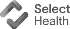 Select Health logo with two checkmarks and the company name