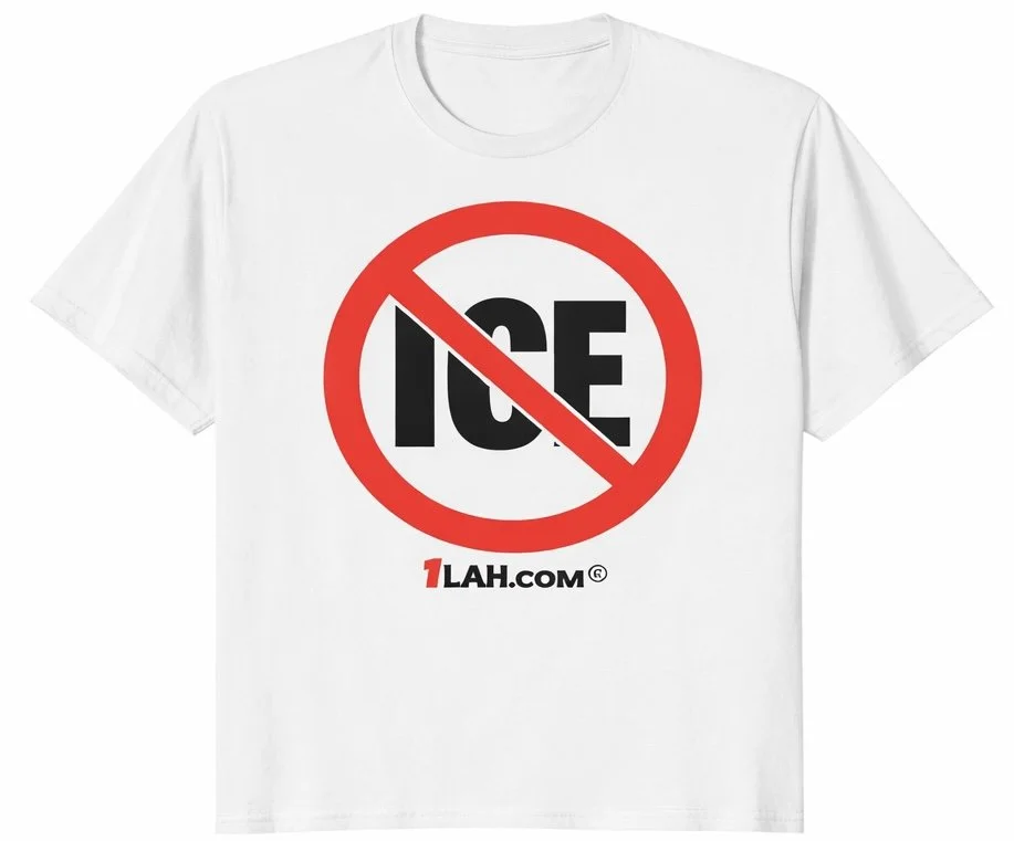 NO ICE — 1LAH Signature Tee (Black or White)