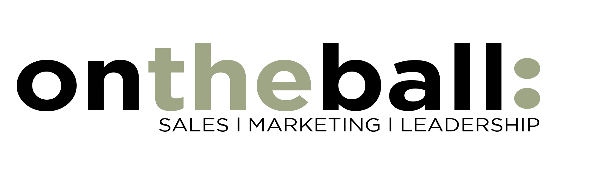 Stylized text saying "on the" with the word "the" highlighted in a different color.