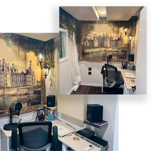 bear studio control booth