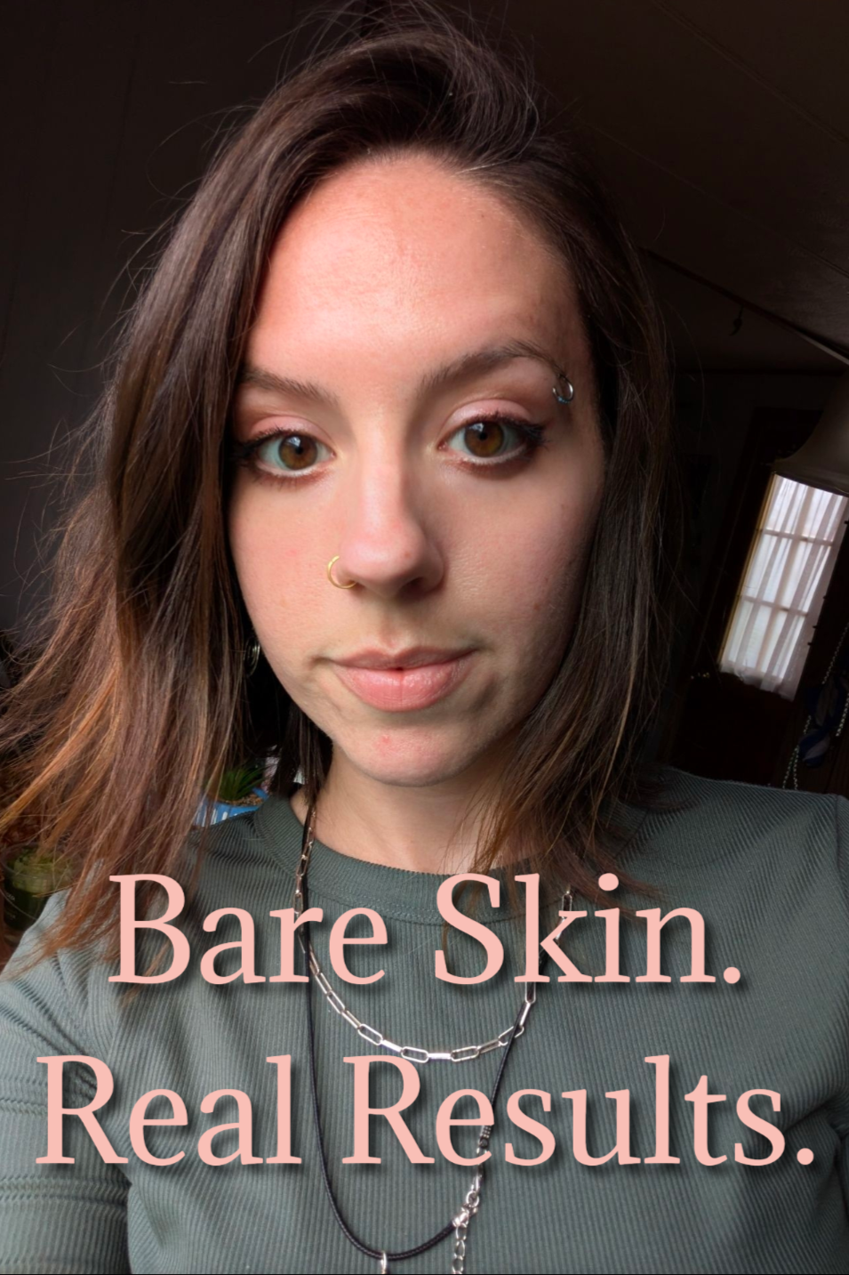 Bare Skin Showing With No Filter