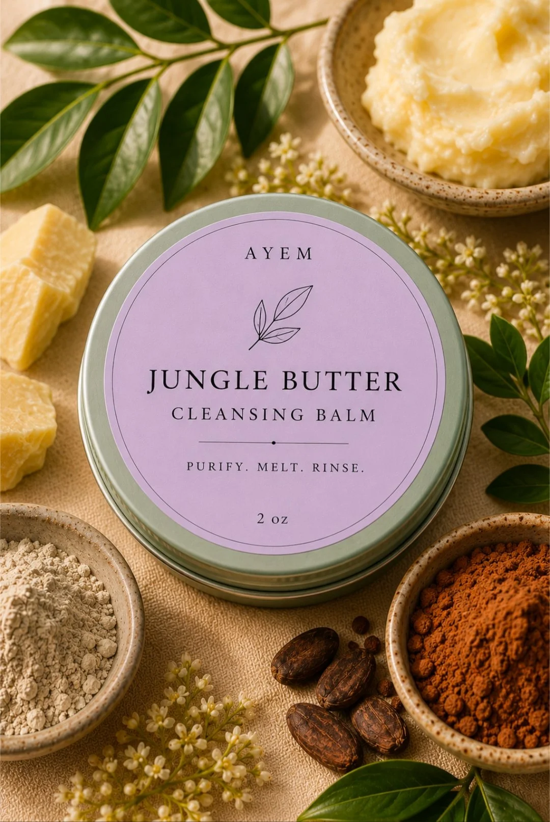 Jungle Butter Cleansing Balm - 2oz.