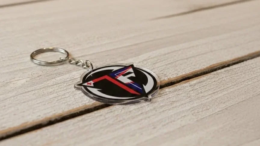 TF Warrior Logo Keychain