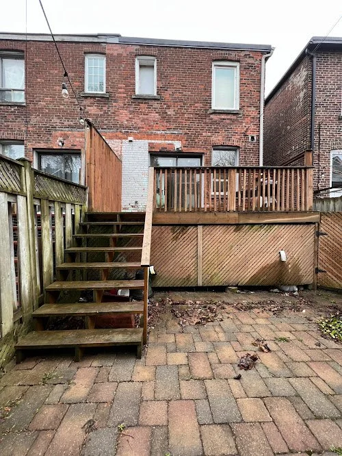 Professional wood refinishing service completed on Toronto residential property