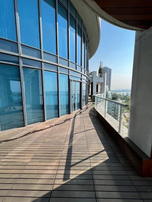 Ipe Hardwood rooftop balcony deck maintenance in the GTA including washing and protective oil application