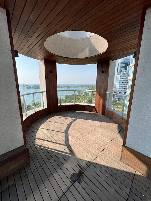 Cumaru pergola balcony deck maintenance in the GTA protecting wood from sun and moisture exposure