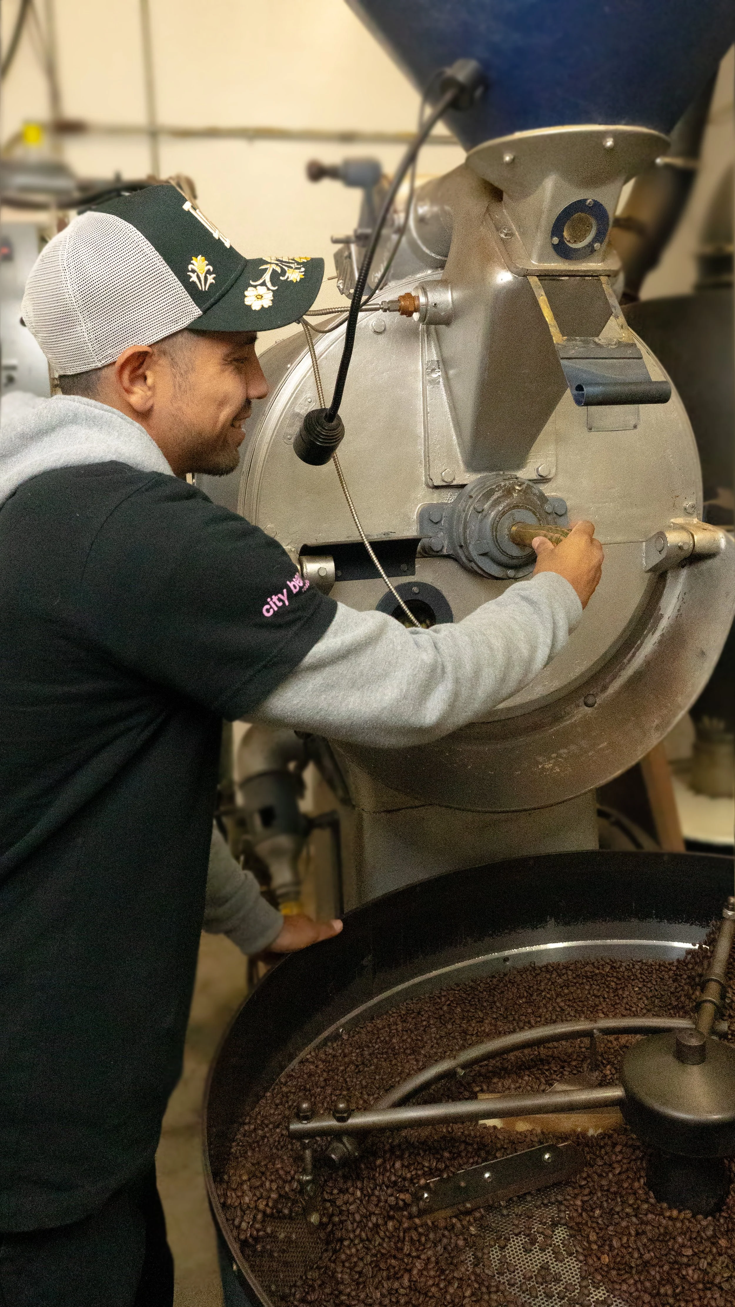 City Bean Roasters Staff with 1926 Probat.jpg