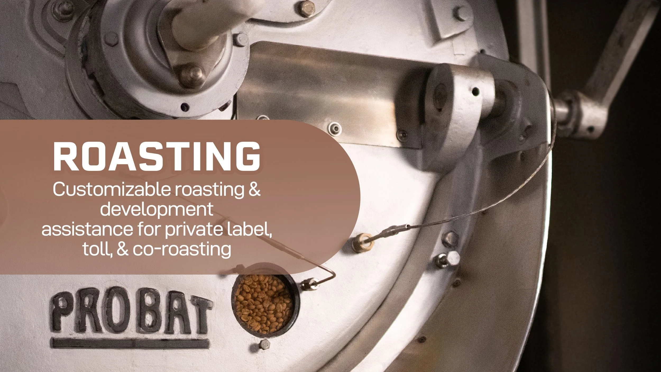 City Bean Roasters Roasting Partnership Program Customizable roasting & development assistance for private label, toll, & co-roasting
