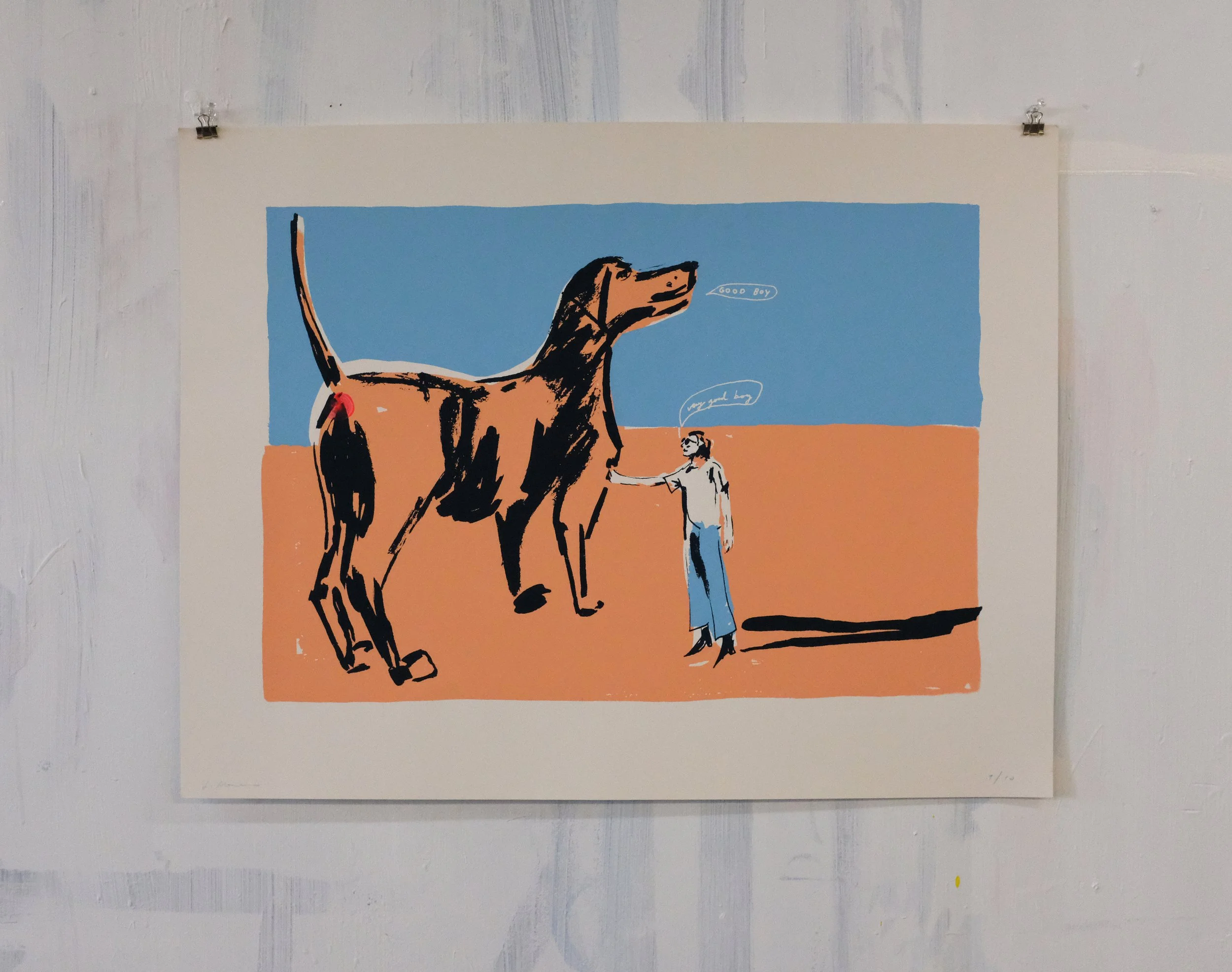 "Very Good Boy" Print