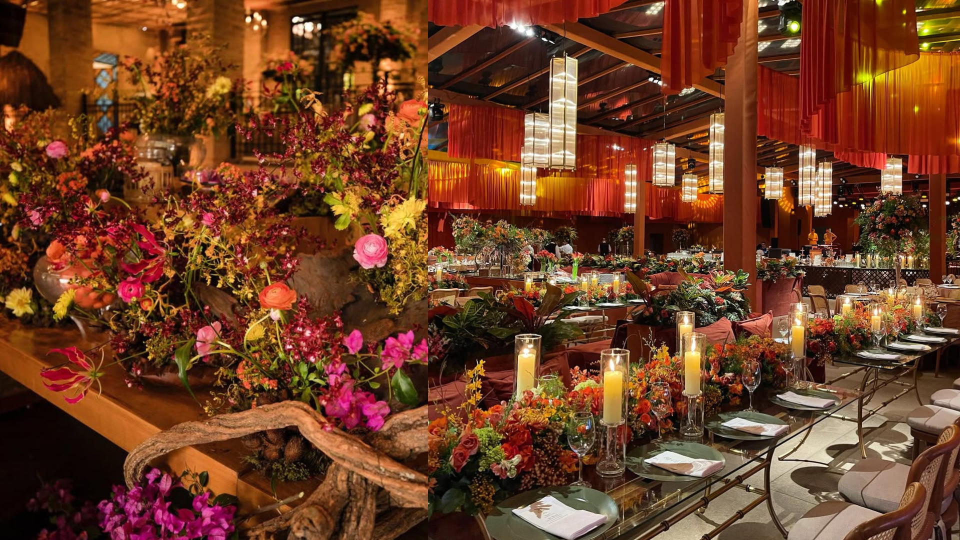 Os clientes da Laurie, Larissa e Emmett, recém-casados, saindo da cerimônia.