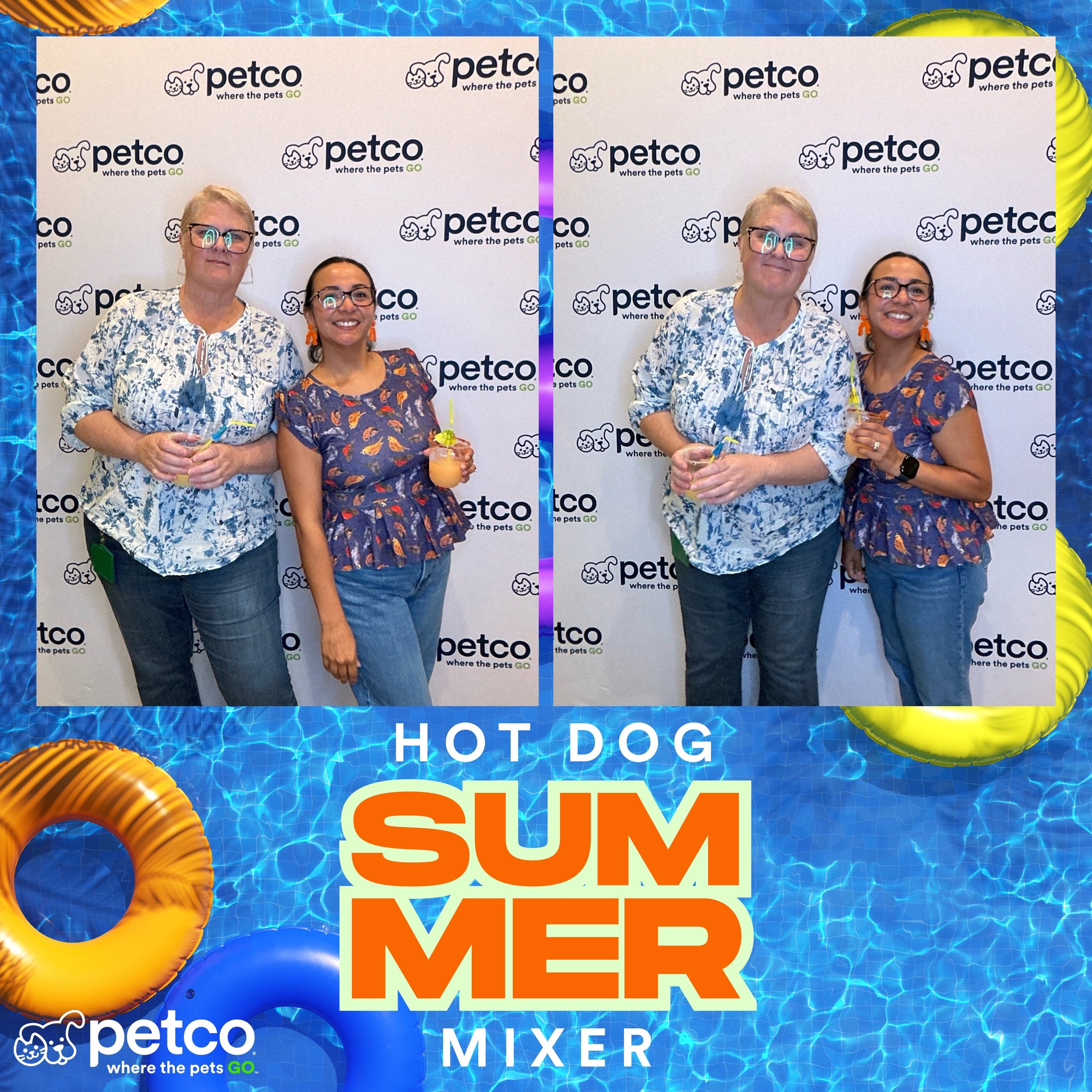Petco hot dog summer mixer photo booth