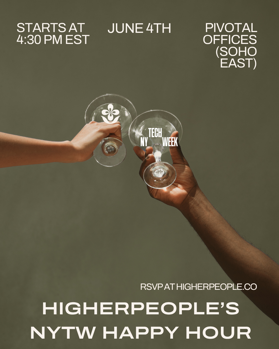 HigherPeople's NYTW Happy Hour