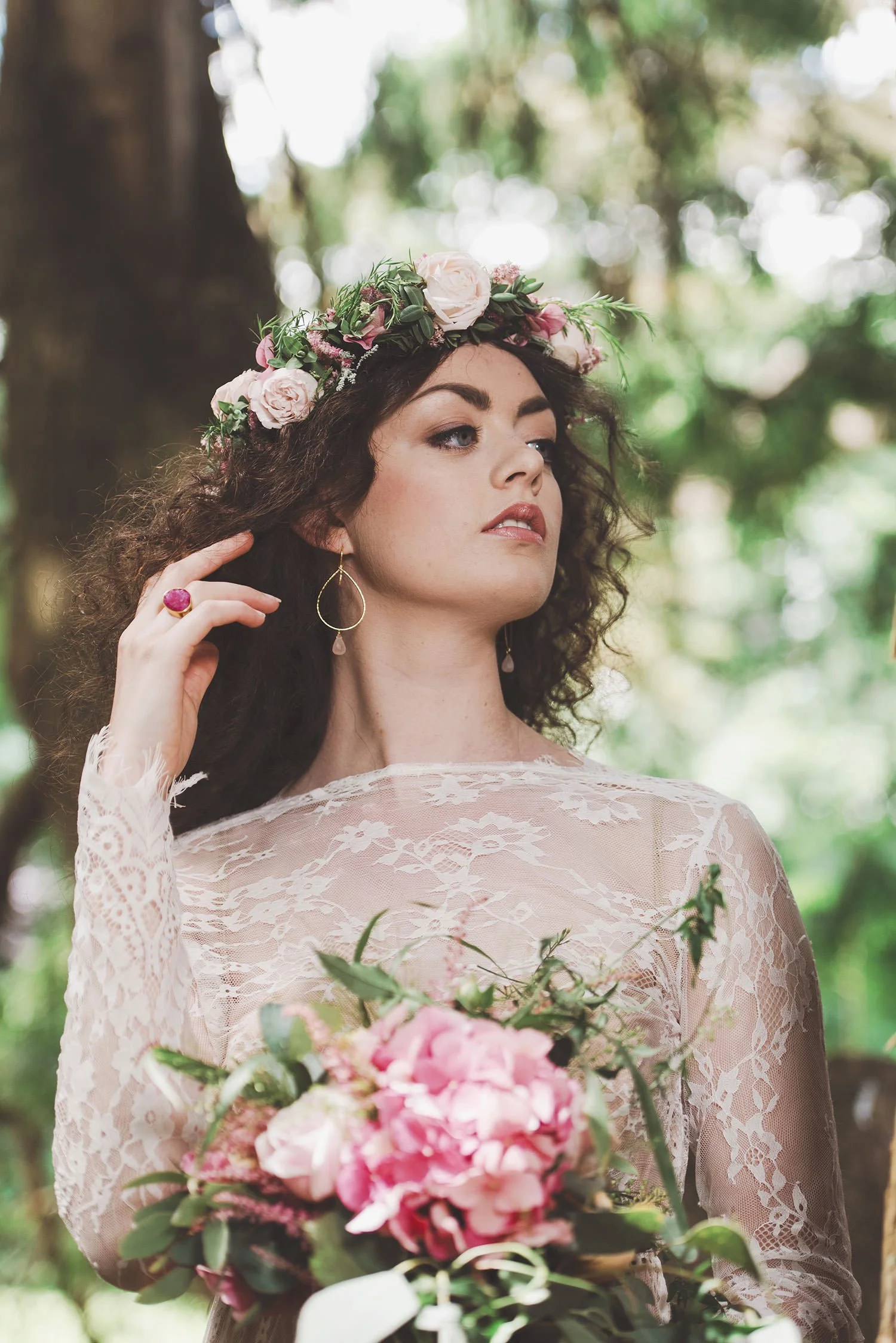 Bold & Blush Photo Shoot - Trudder Lodge