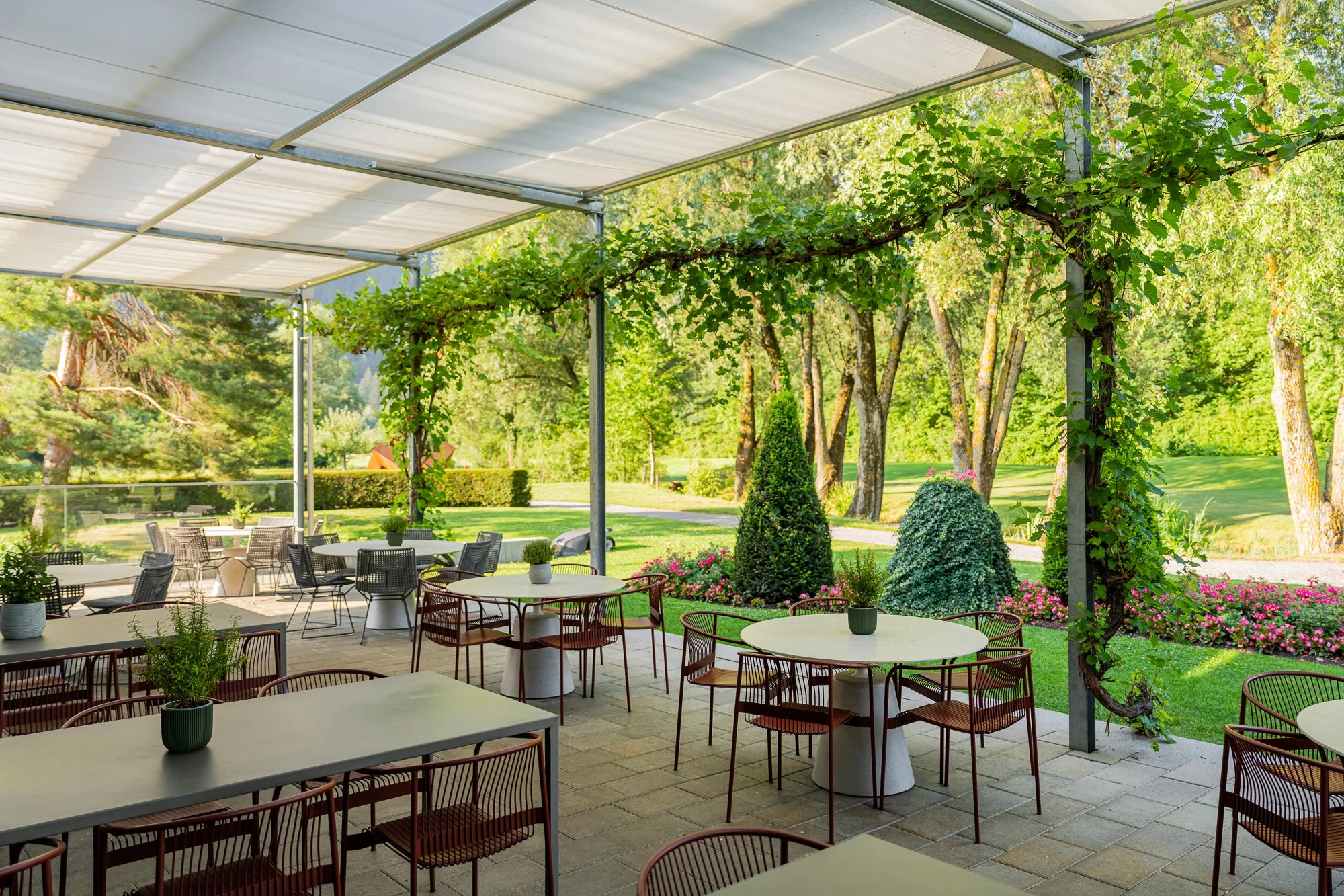 Terrasse des Restaurants