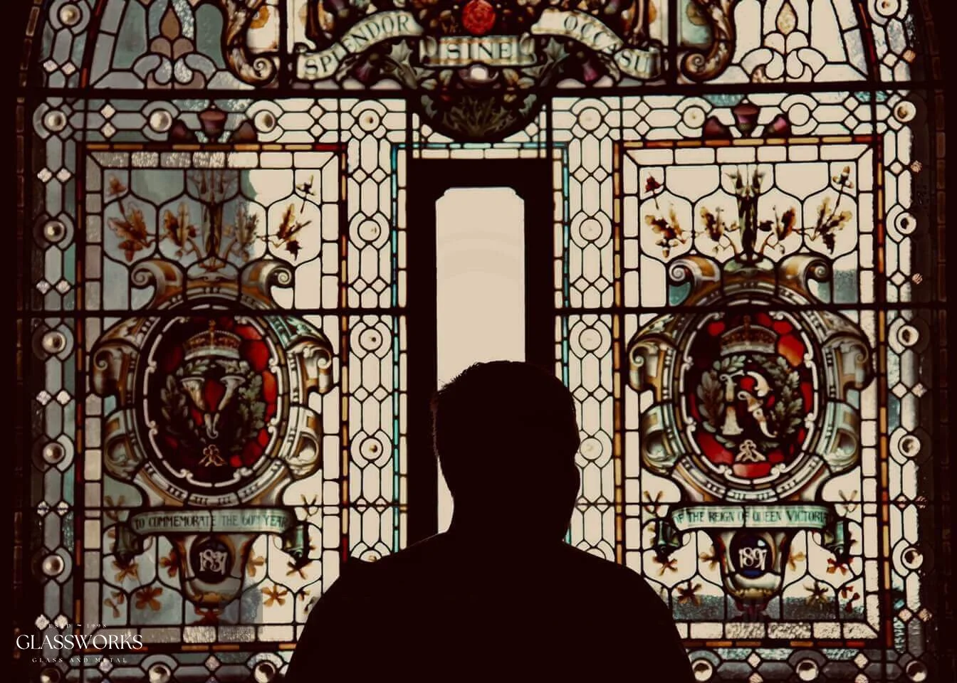 Custom decorative and stained glass window craftsmanship by Glassworks Houston