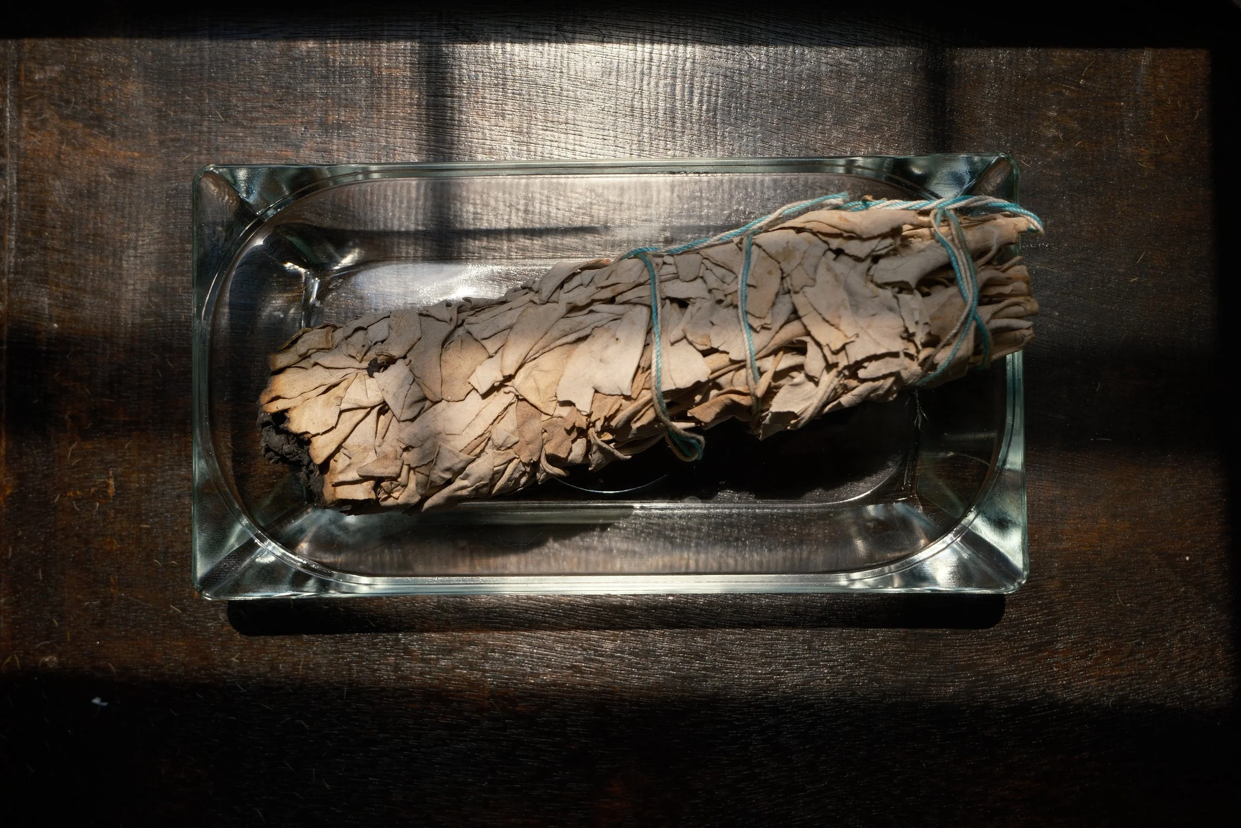 Rectangular Glass Ashtray