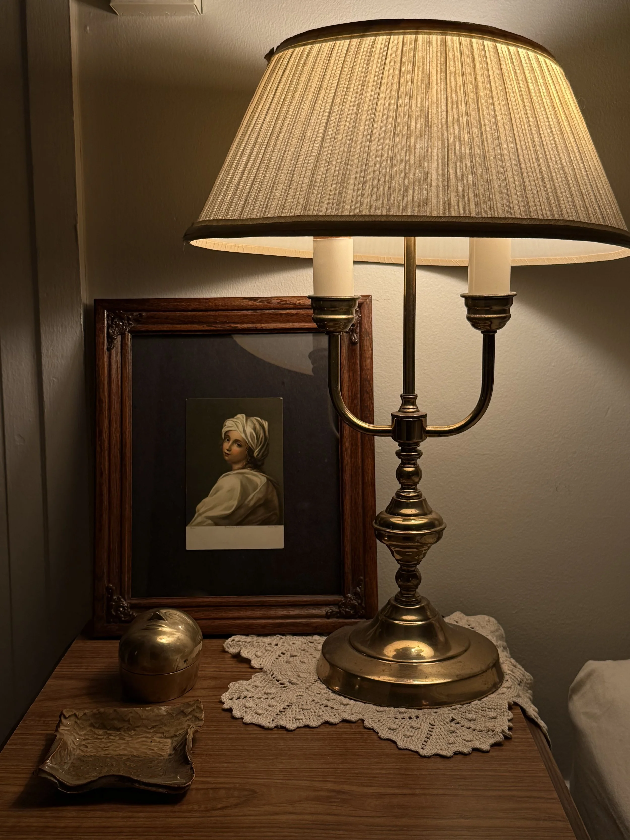 Brass Bouillotte Lamp