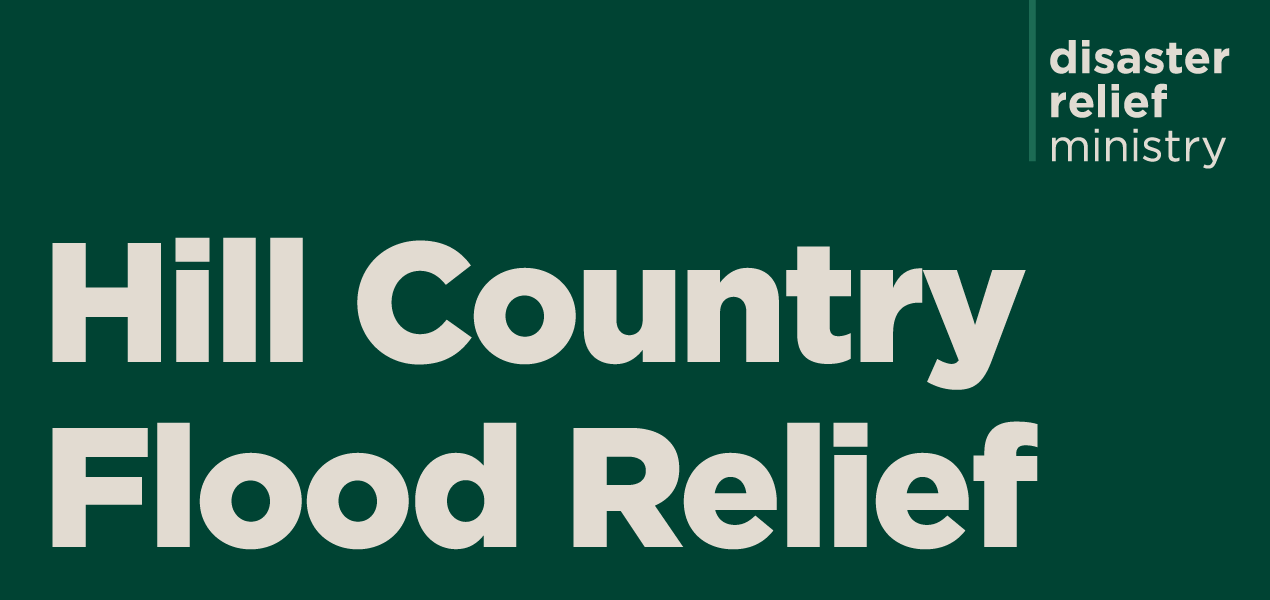 hill country flood relief graphic