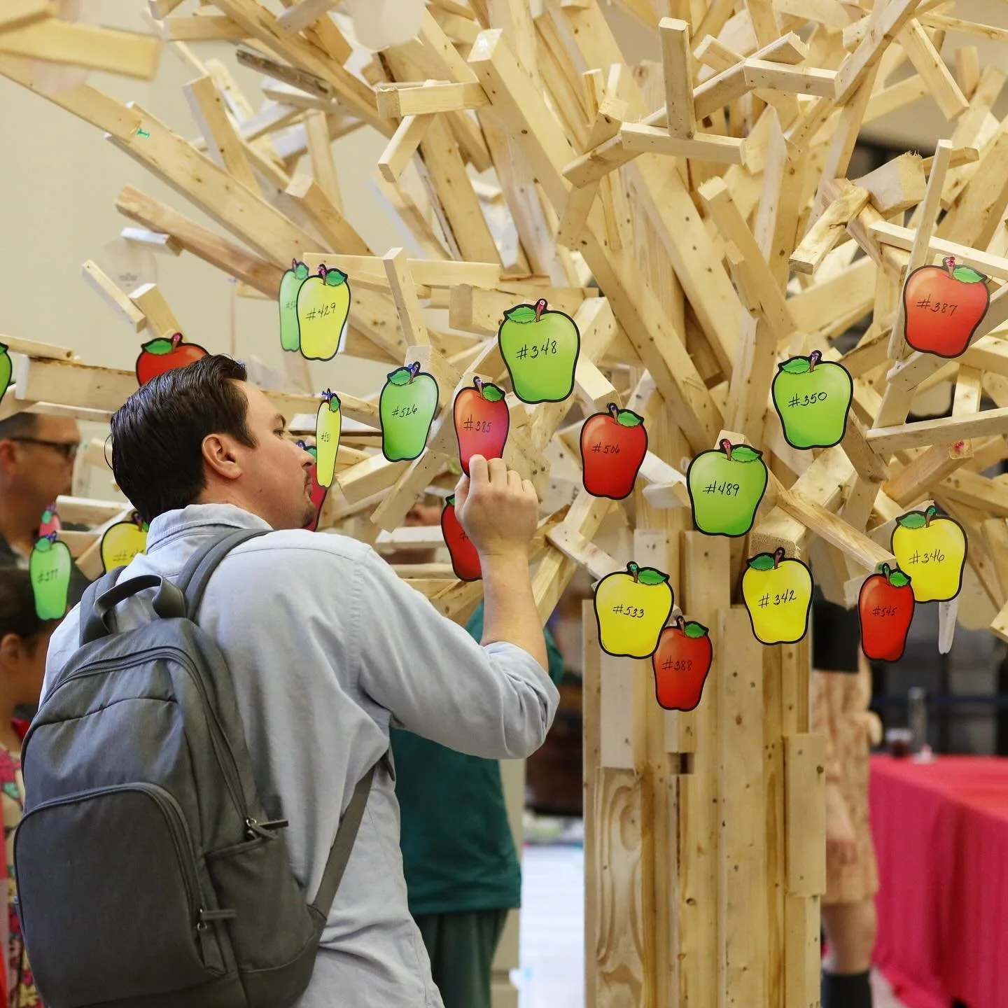 Join us this weekend as we kick off our teen clothing drive for our Foster &amp; Adoption 
Ministry! 🍏

Swing by the main lobby at both campuses and pluck an apple off the tree in our apple orchard. Then, shop for brand new adult size clothing and 