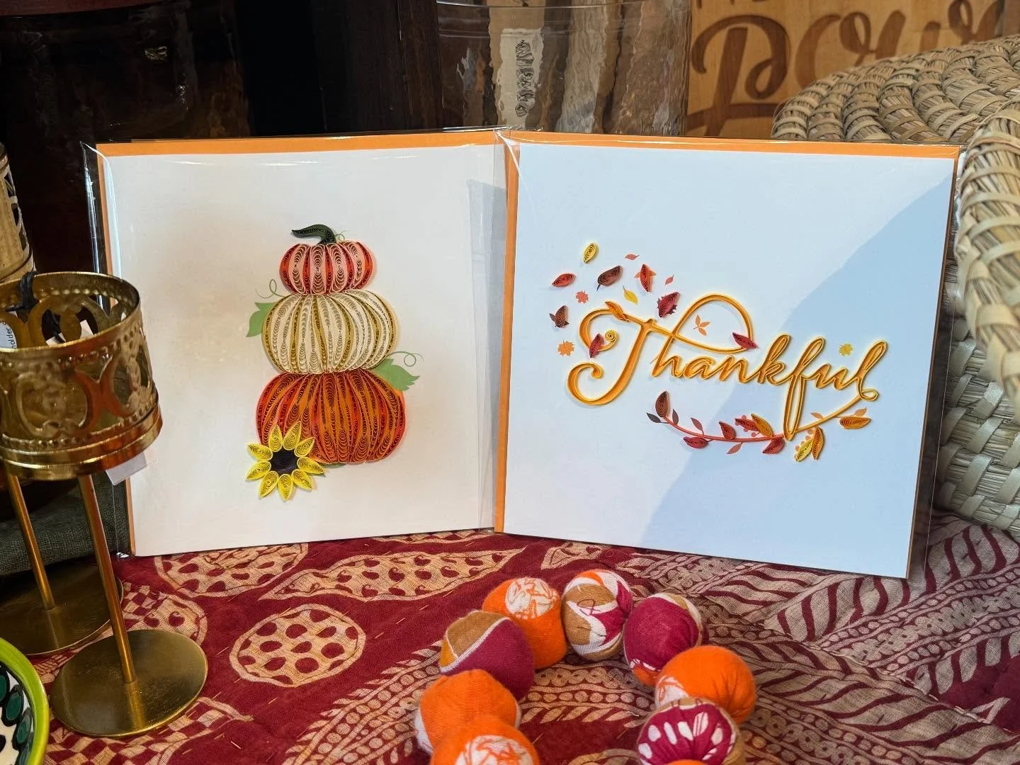 Happy Sunday ! So thankful to get to see everyone today !! #fairtrade #quillingcard #thankful #sunday