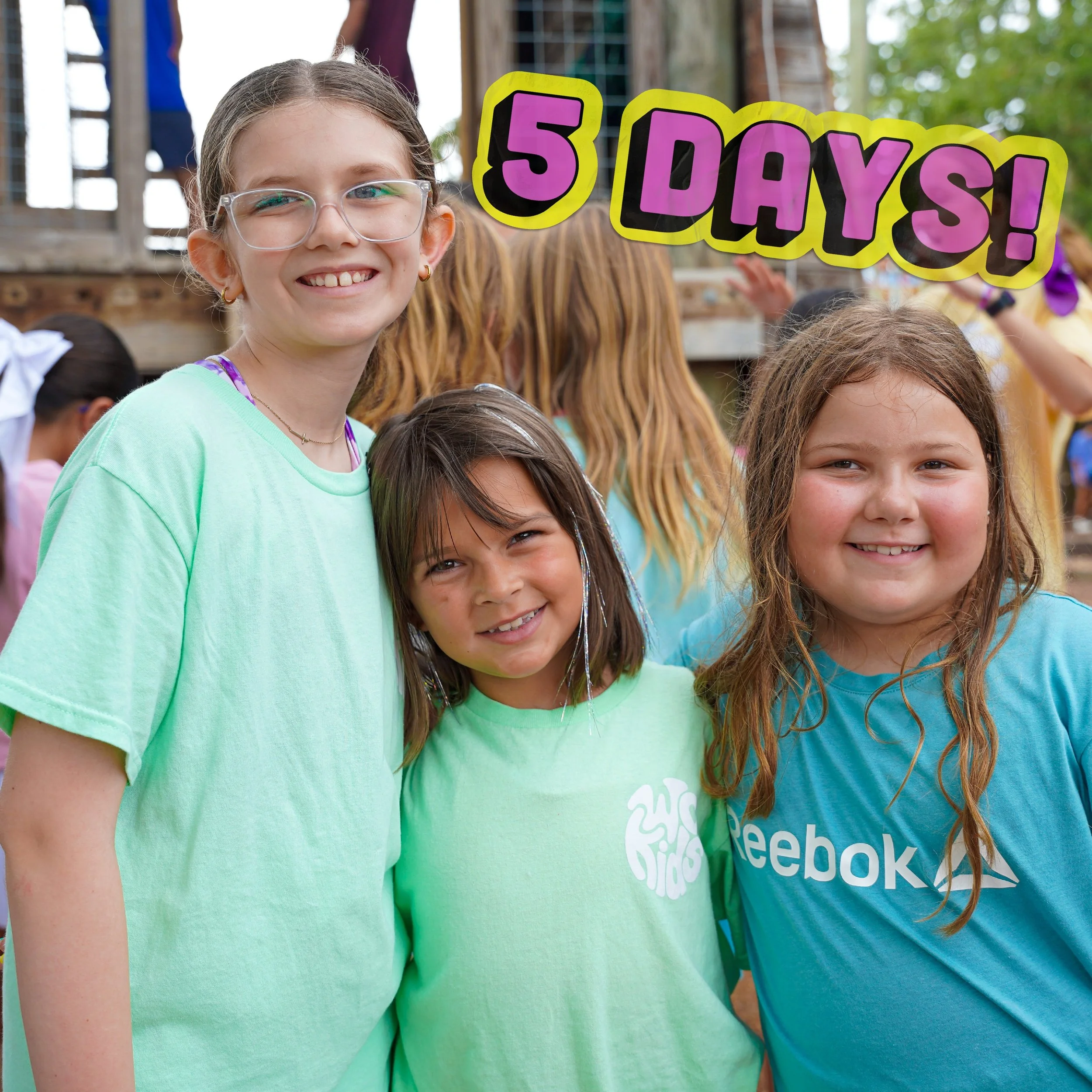 This is your scrolling, Thursday night reminder that Kids camp is still open! We only have 5 more days before we leave, plenty of time to apply!