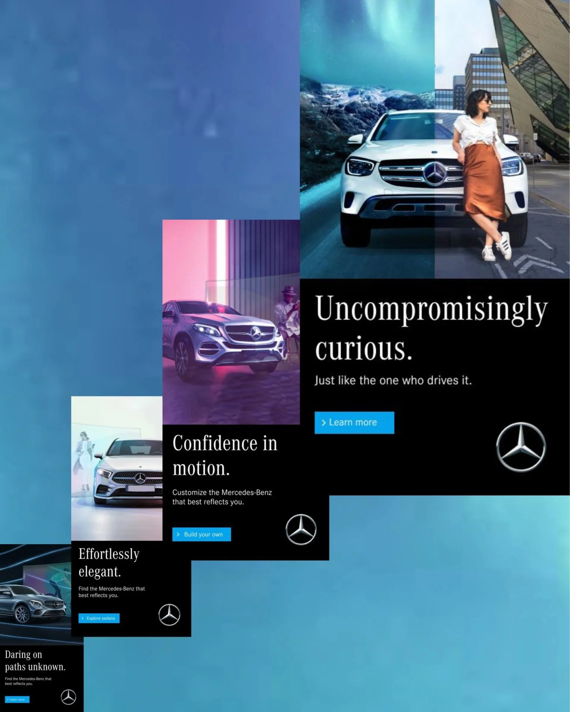 Imagery conveys leading the pack