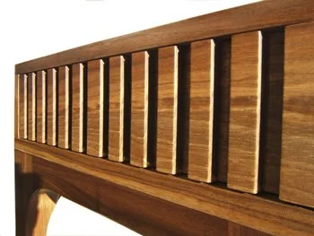 Walnut drawer front detail