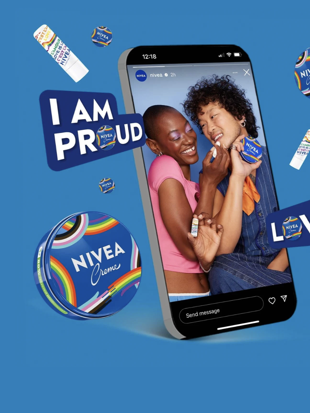 NIVEA pride landing page excerpt