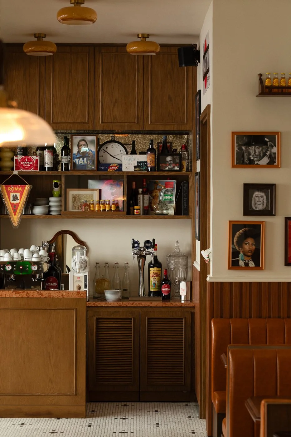 Studio TK hospitality interior design project for Bar Leone.