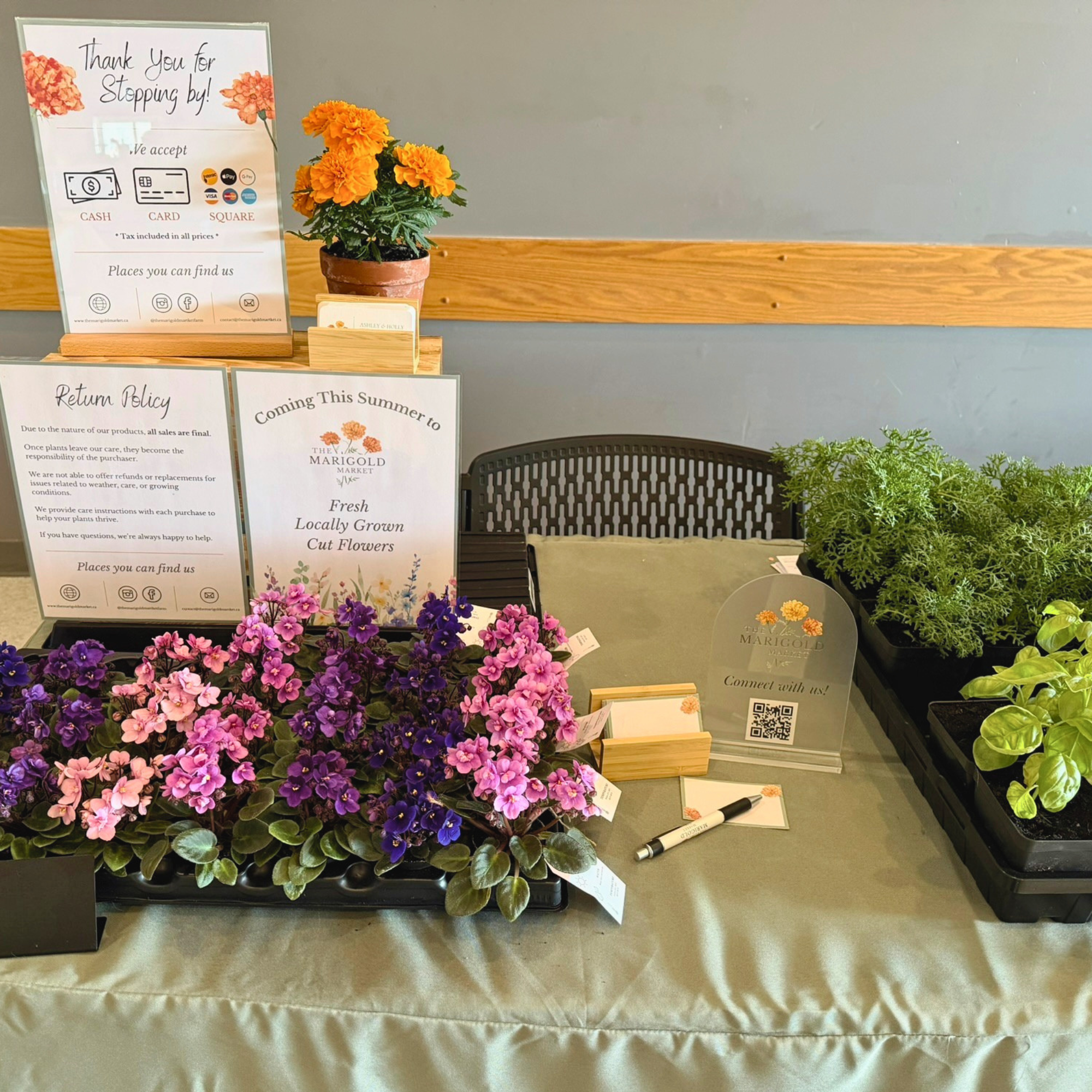 Our First Market Day!