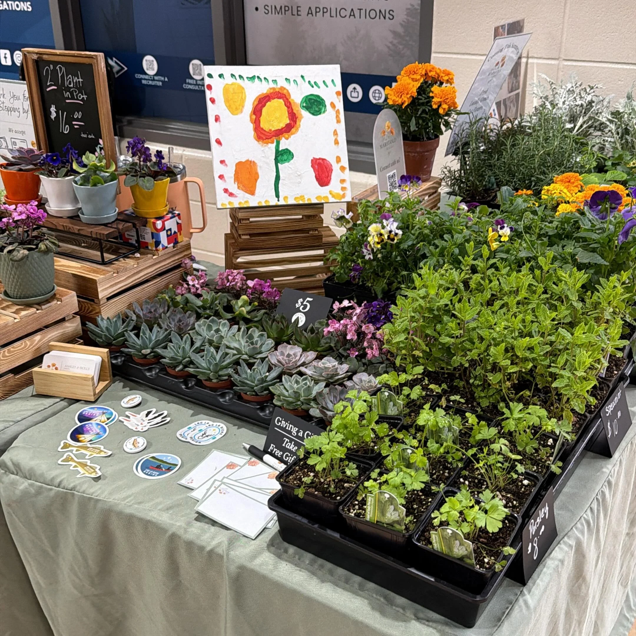 We&rsquo;re set up and ready to go! If you&rsquo;re in the Bonnyville area, be sure to stop by and say hi!

#bonnyville #northernalberta #albertafarmersmarket #albertafarm #themarigoldmarket