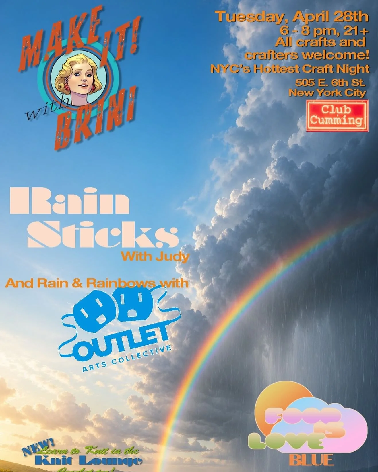 We&rsquo;re making rain sticks with @judymurch this week, and @outletartscollective is joining us again with songs in the theme of rain and rainbows. 🌈 come have fun with us!

#crafts #miwb #tuesdayswithbrini #makeitwithbrini @clubcumming @alancummi