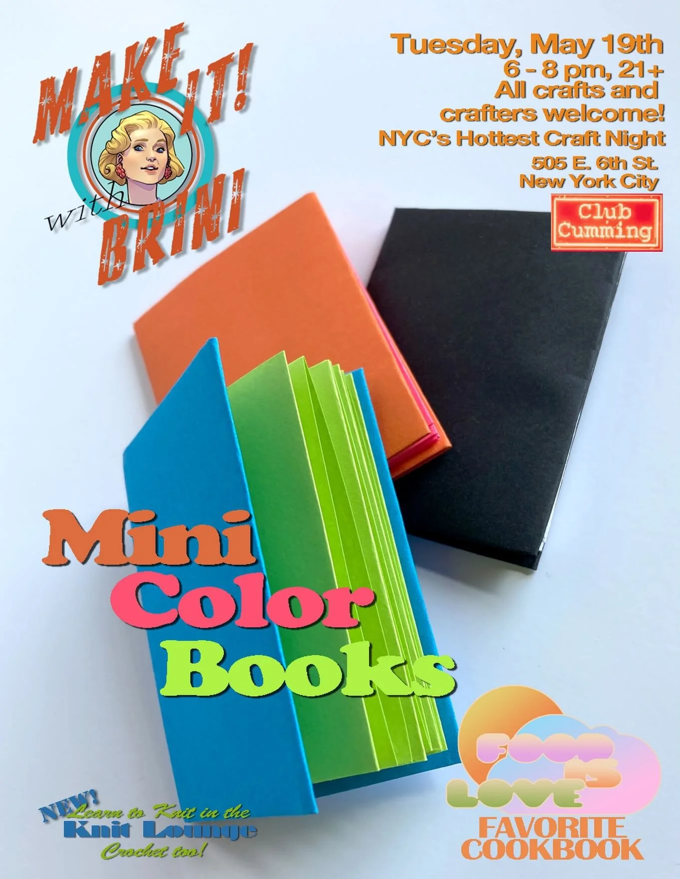 We&rsquo;re making these cute mini-books in great color combinations this week! Come make some with us&hellip;

#crafts #miwb #tuesdayswithbrini #makeitwithbrini @clubcumming @alancummingreally