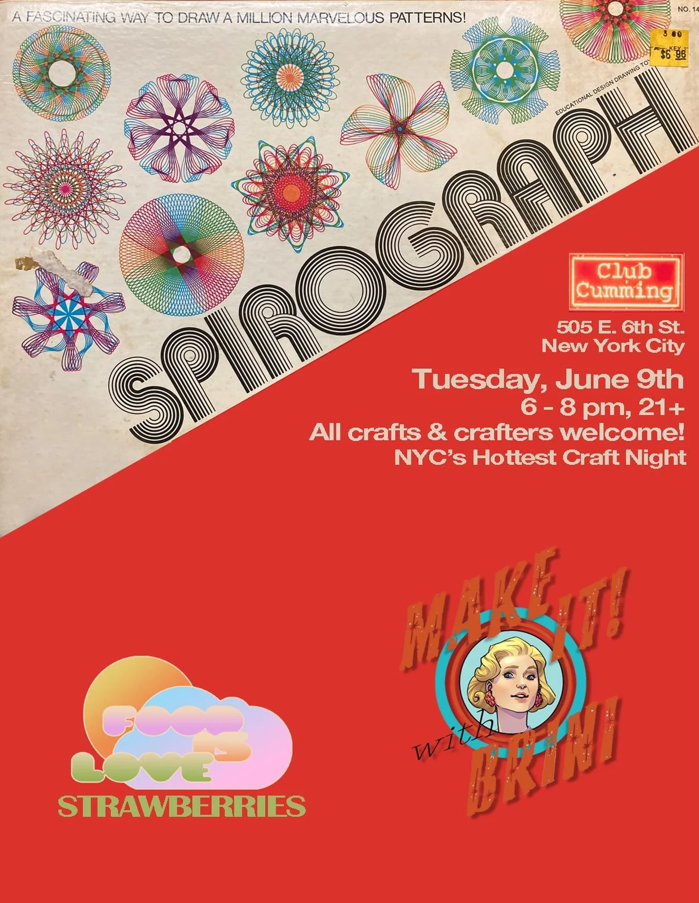 We&rsquo;re breaking out the vintage #spirograph kit this week! Com make spiral graphs with us&hellip;

#crafts #miwb #tuesdayswithbrini #makeitwithbrini @clubcumming @alancummingreally