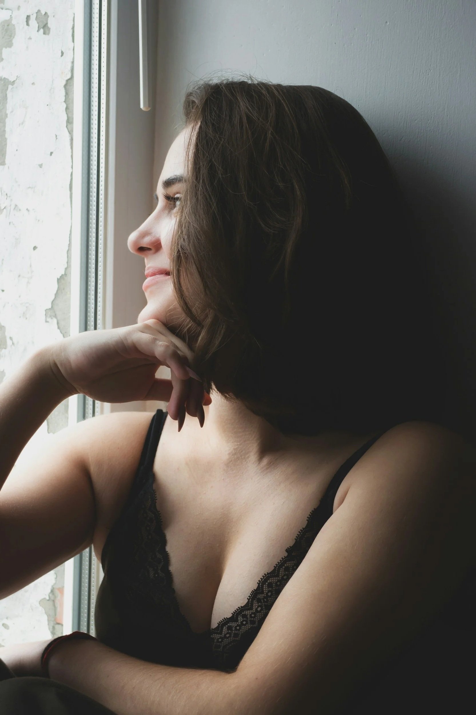 I'm feeling satisfied staring out the window.