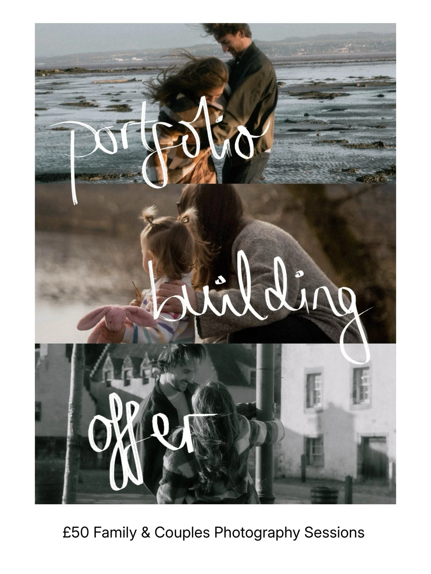 The mum who is always taking family photos and never in any or the couple who only have iPhone selfies together🤝 Me building my photography portfolio 

If you&rsquo;re in Scotland and would finally like some nice pictures check the link in my bio 🙂