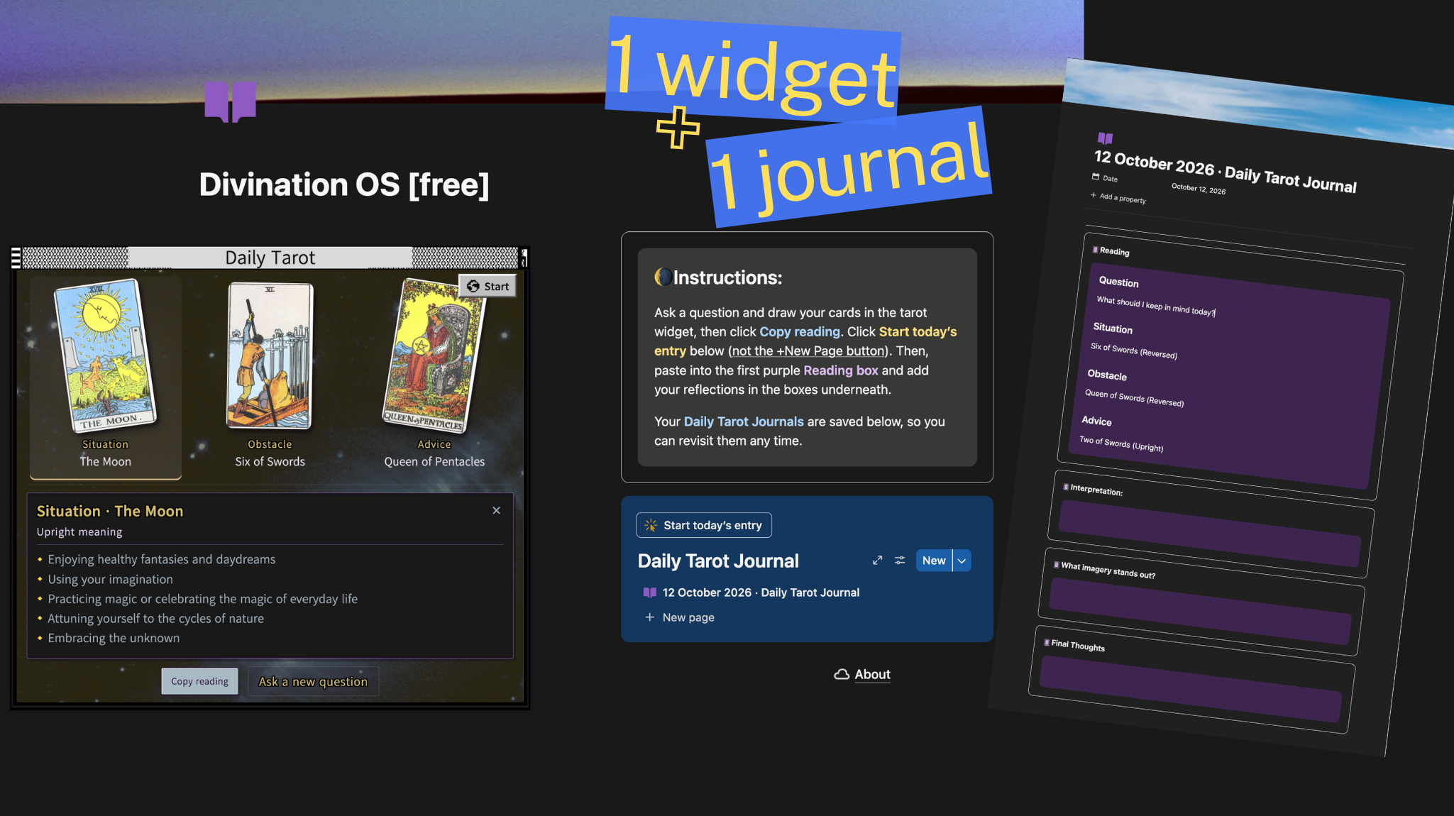 Divination OS Notion Template [free]