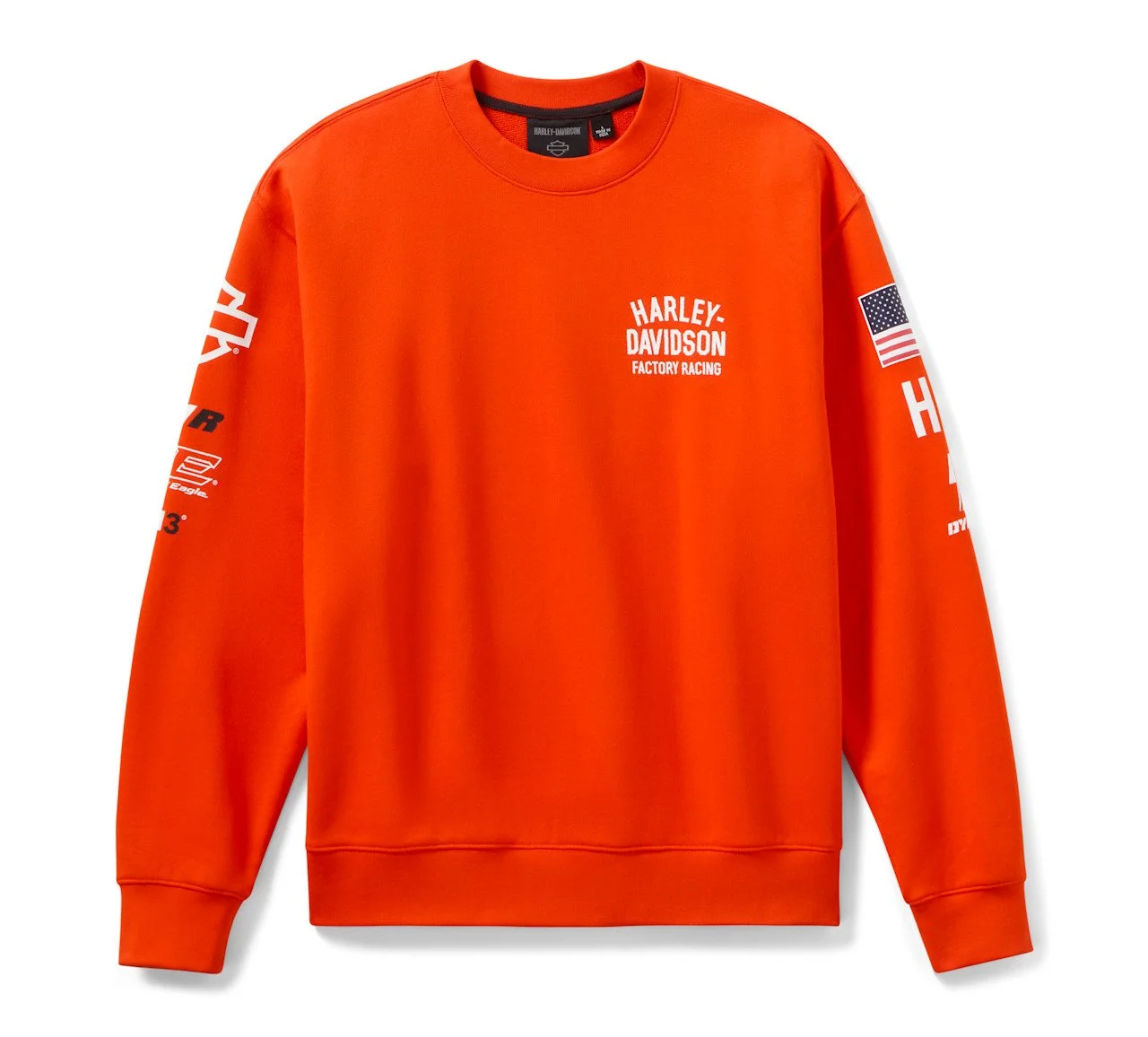 Factory Racing Fast Johnnie Crewneck Sweatshirt - Racing Orange