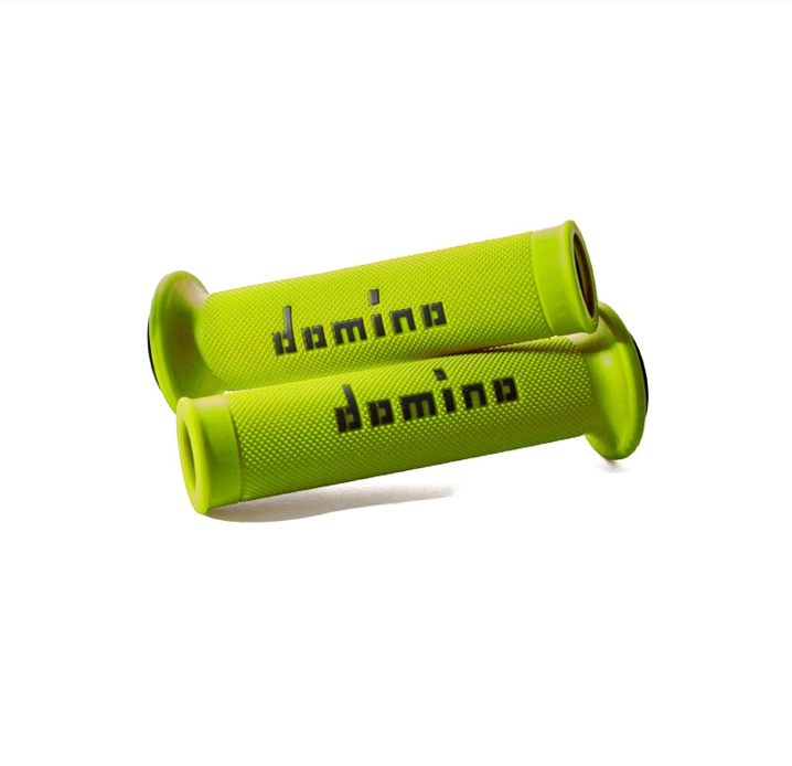 DOMINO ROAD RACING GRIPS YELLOW FLUO/BLACK