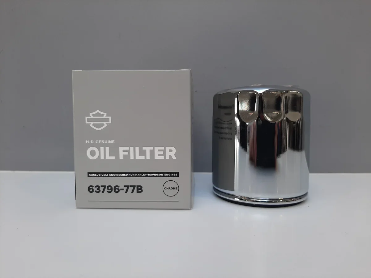Harley-Davidson Chrome Oljefilter XL / XR / Buell / Bigtwin EVO / Shovel