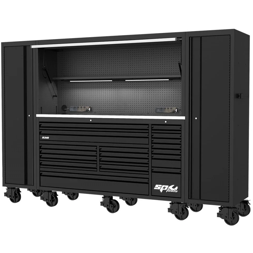 USA SUMO SERIES 19D ROLLERCABINET + TOPBOX + 2 SIDE CABINETS