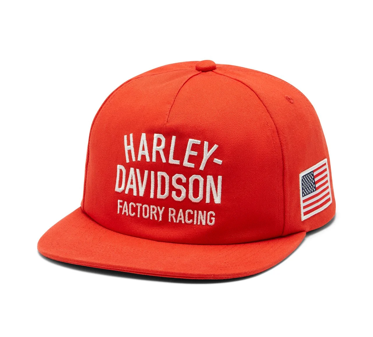 Factory Racing Twill Baseball Cap - Racing Orange