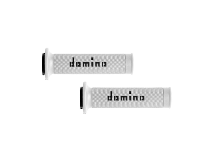 DOMINO ROAD RACING GRIPS WHITE/BLACK
