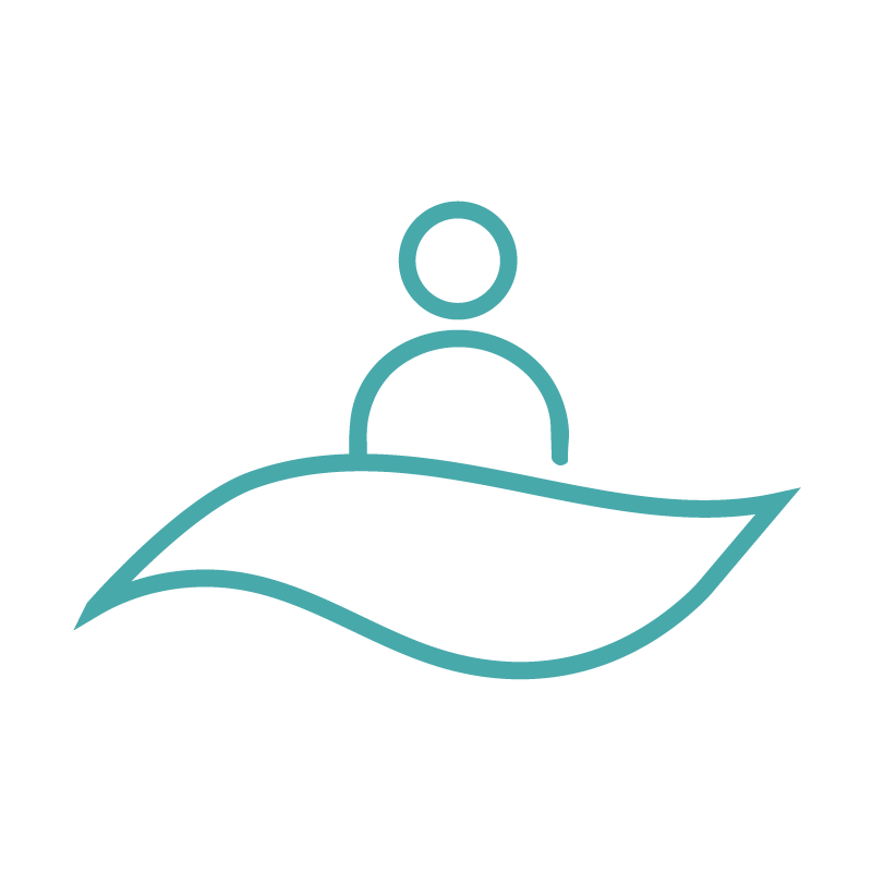 White shield with a blue checkmark in the center.