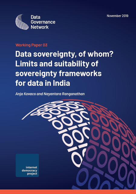 Limits and Suitability of Sovereignty Frameworks for Data in India