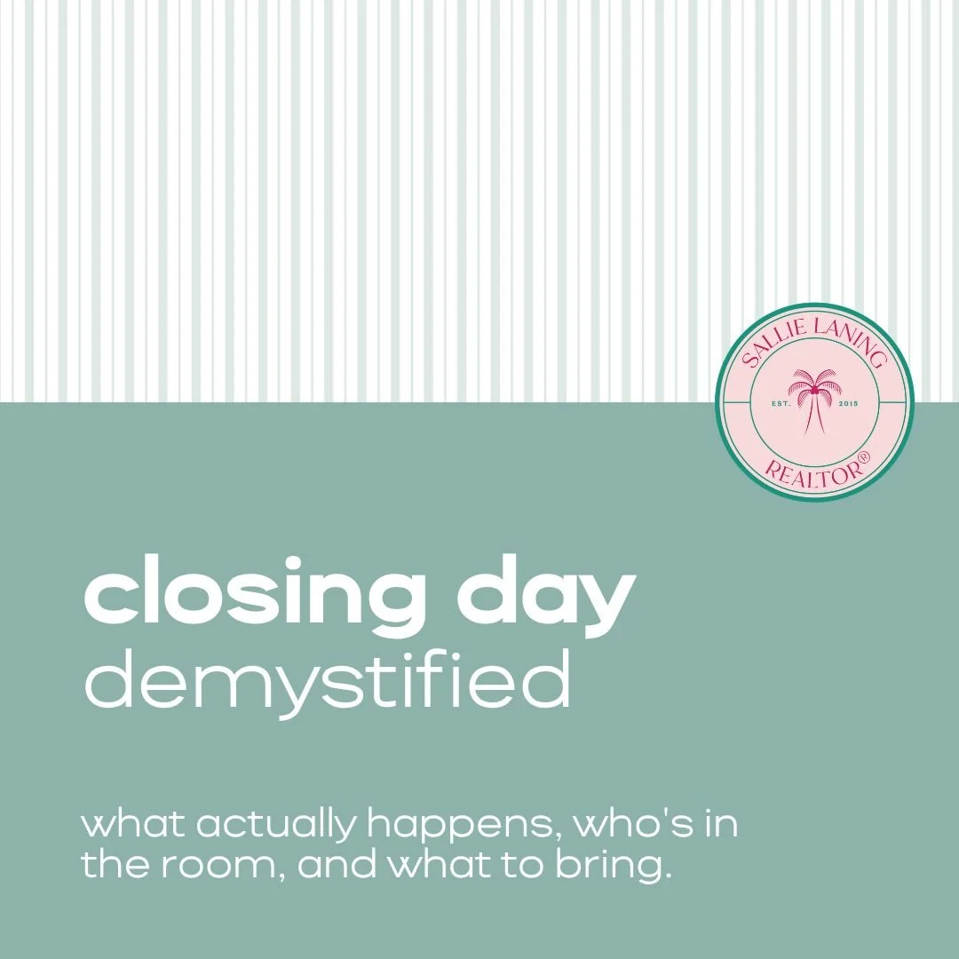 Closing day can feel overwhelming if you don&rsquo;t know what to expect. Here&rsquo;s exactly what happens, who you&rsquo;ll see, and what to have in your bag before you walk in. No surprises, just keys at the end. 🔑
Save this for when you need it 