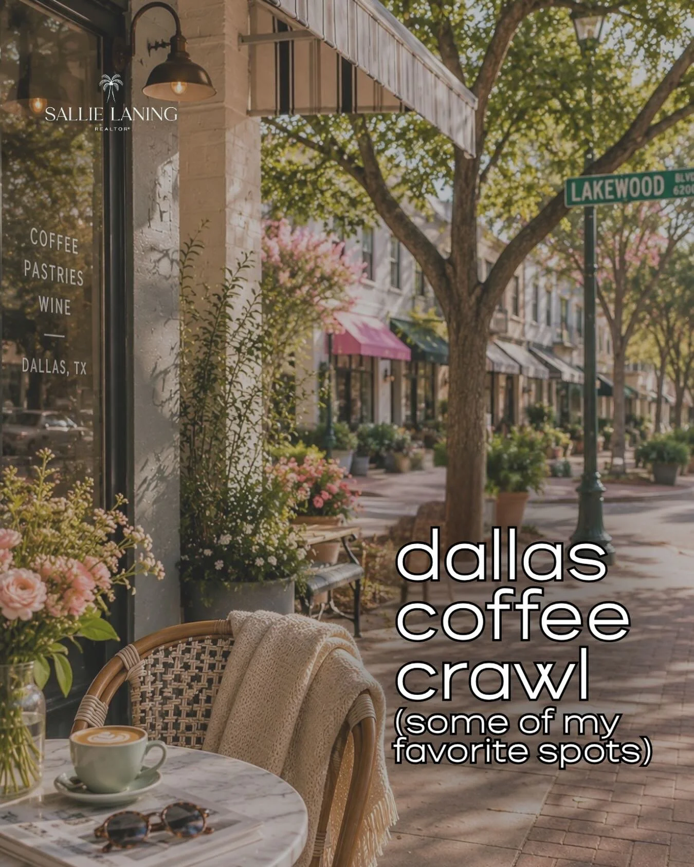 When I&rsquo;m not showing homes, you can probably find me here.
Dallas has no shortage of great coffee spots, but these four are in my regular rotation:
&bull; LDU &mdash; my go-to for a solid flat white and a quiet moment 
&bull; Inspired Brew &mda