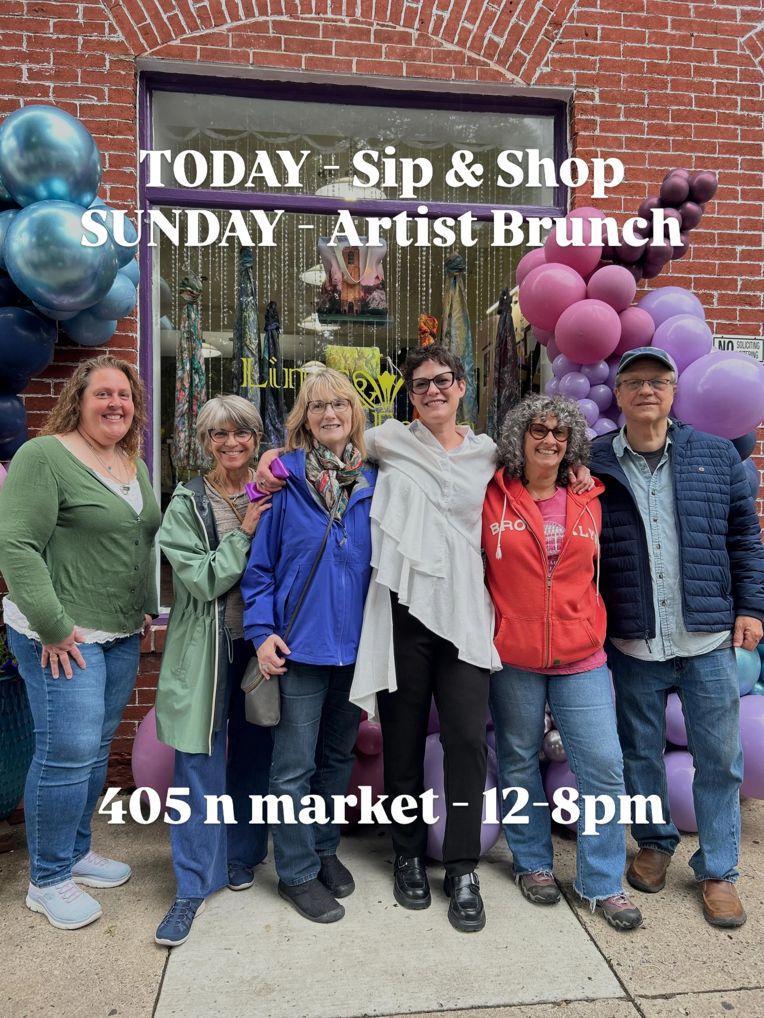 Join us today as we will have beverages and snacks all day to celebrate #downtownfrederick First Saturday and Sunday when we will have local artists in the shop to discuss their works over coffee and baked goods!