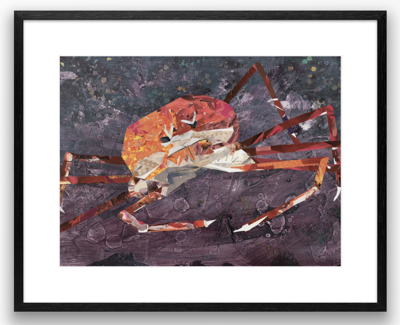 In the Deep, by PNW artist Elena K. Abbott, framed.png
