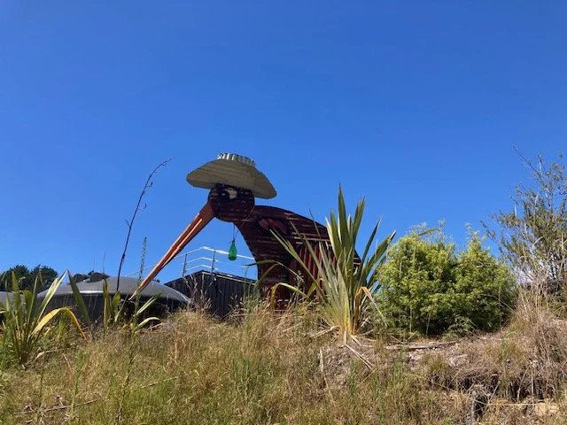 Kiwi sculpture - upcycled tin - Patrick O